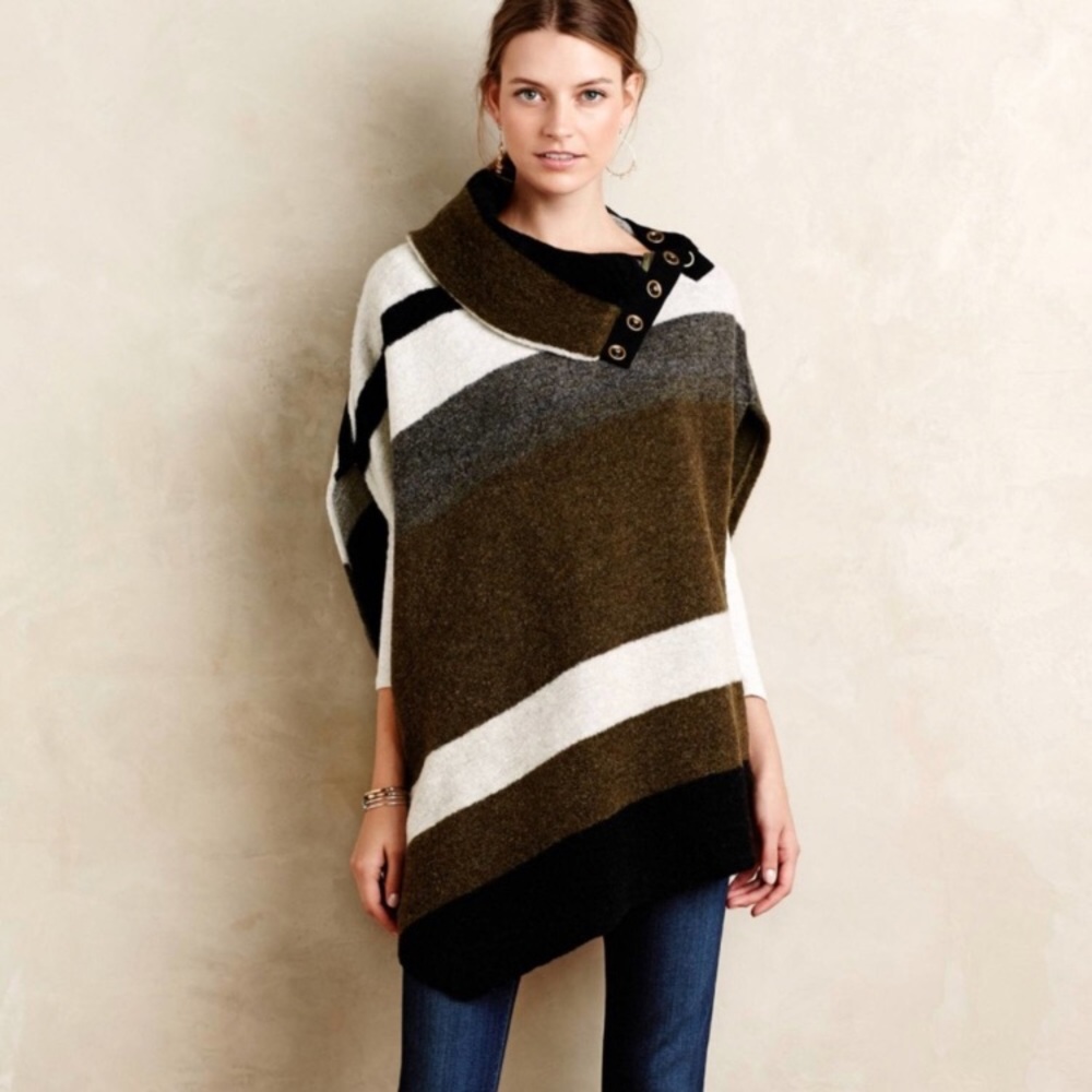 SZ: Small Anthropologie Tabitha Poncho